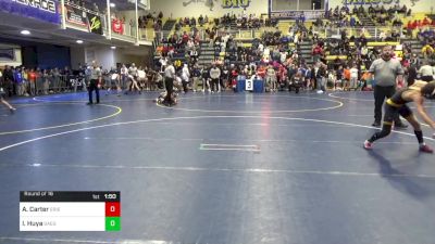 107 lbs Round Of 16 - Aiden Carter, Erie Cathedral Prep vs Isaac Huya, Saegertown