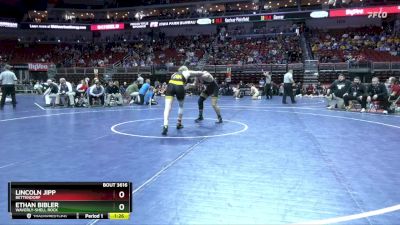 3A-165 lbs 3rd Place Match - Ethan Bibler, Waverly-Shell Rock vs Lincoln Jipp, Bettendorf