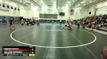 126 lbs Round 1 (3 Team) - Benjamin Whitright, Cheyenne East vs Trenton Mestas, Valley