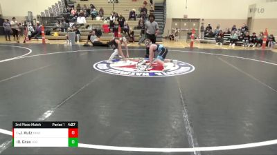 110 lbs 3rd Place Match - Brecken Grav, Legends Of Gold vs Jack Kutz, No Nonsense Wrestling