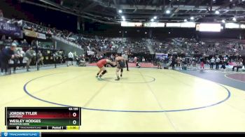 4A 195 lbs Quarterfinal - Wesley Hodges, Mountain Home vs Jorden Tyler, Sandpoint