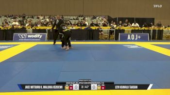 Levi Kainalu Taasan vs Jace Mitsuru K. Maluhia Iszkiewi 2026 IBJJF Jiu-Jitsu CON International
