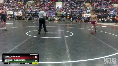 2 - 126 lbs Semifinal - Jared Goodson, Poquoson vs Branden Culbertson, Central