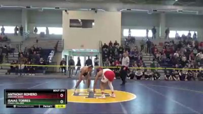 133 lbs Semifinal - Anthony Romero, Oneonta State vs Isaias Torres, Ithaca College