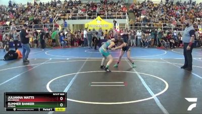 110 lbs Cons. Round 3 - Summer Banker, Athena vs Julianna Watts, Bellbrook