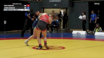 65kg Round 2 - Rian Vierling, Dinos Wrestling Club vs Annie Niemann, Kingston Wrestling Club