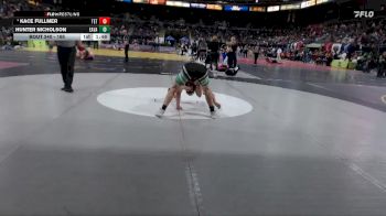 165 lbs Champ. Round 1 - Hunter Nicholson, East Valley vs Kace Fullmer, Teton