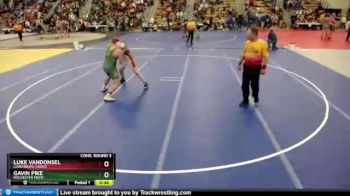 220 lbs Cons. Round 3 - Gavin Pike, Rochester Mayo vs Luke VanDonsel, Luxemburg-Casco