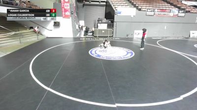 93 lbs 7th Place Match - Isaiah Garcia, Ayala Smash Wrestling vs Logan Culbertson, Lodi Wrestling Club