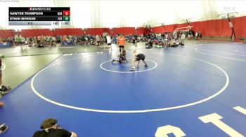 113 lbs Placement Matches (8 Team) - Ethan Morgan, Franklin Central Flashes A vs Sawyer Thompson, Waukee Warriors