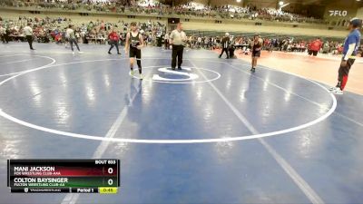 100 lbs Cons. Round 2 - Mani Jackson, Fox Wrestling Club-AAA vs Colton Baysinger, Fulton Wrestling Club-AA