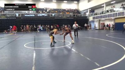 133 lbs Champ. Round 2 - Davonne Dixon, Mt. San Antonio College vs Aaron Ly, Chabot College