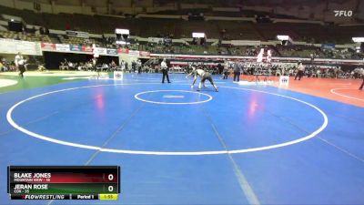 165 lbs Finals (2 Team) - Blake Jones, Mountain View vs Jeran Rose, Cox