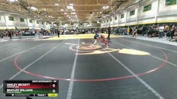 90 lbs Round 2 - Oakley Beckett, Cobbler Kids vs Braylen Williams, Stanley County