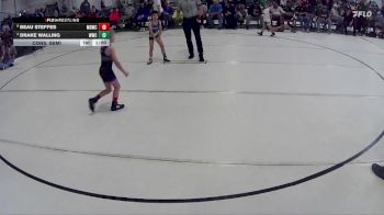 18 lbs Cons. Semi - Beau Steffes, Midwest Destroyers Wrestling Club vs Drake Walling, Wahoo Wrestling Club