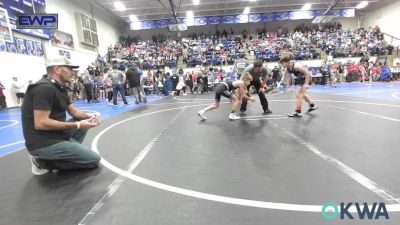 76 lbs Consi Of 4 - Kason Tabor, Berryhill Wrestling Club vs Baron Brown, Raw Wrestling Club