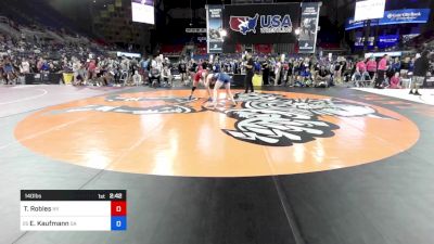 140 lbs Cons 32 #2 - Talia Robles, NY vs Elle Kaufmann, GA