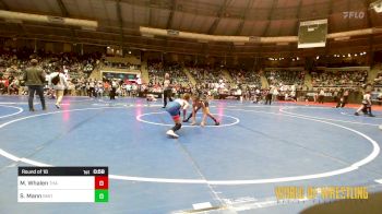 76 lbs Round Of 16 - Madisen Whalen, Team Hawaii Aloha vs Sereniti Mann, Smith Wrestling Academy