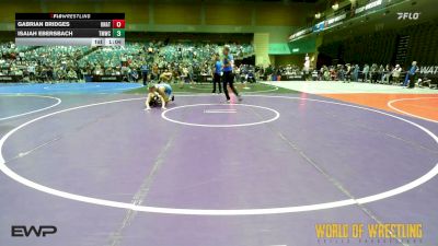 145 lbs 3rd Place - Gabrian Bridges, Unattached vs Isaiah Ebersbach, TMWC