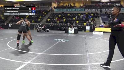 207 lbs Cons. Round 1 - Jamie Shapton, West Liberty vs Talisha Lewis, Felician