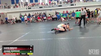 120 lbs Round 5 (6 Team) - Austin Bernash, U2 Upstate Uprising vs Dominic Rodriguez, Eagle Empire