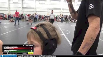 48 lbs Finals (2 Team) - Brandon Prive, Jacket WC vs Kaleb Anderson, Wrestling Mill