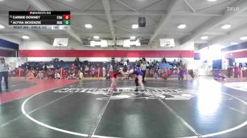 Girls 157 lbs Cons. Round 2 - Alyvia McKenzie, Shasta Girls vs Carmie Downey, Etna Girls