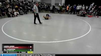 84 lbs Cons. Round 6 - Eli Thompson, The Best Wrestler vs Jaxon Lemke, Askren Wrestling Academy