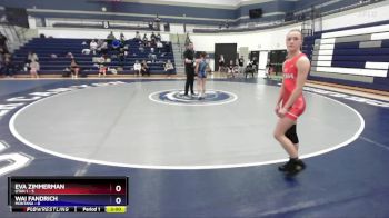 105 lbs Round 1 (4 Team) - Eva Zimmerman, Utah 1 vs Wai Fandrich, Montana