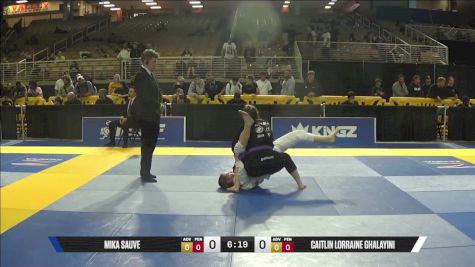 Caitlin Lorraine Ghalayini vs Mika Sauve 2025 Pan Jiu Jitsu IBJJF Championship