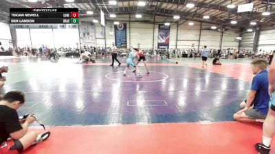 132 lbs Rr Rnd 2 - Teigan Newell, Lone Star Legends vs Ben Lamson, Brady Strong
