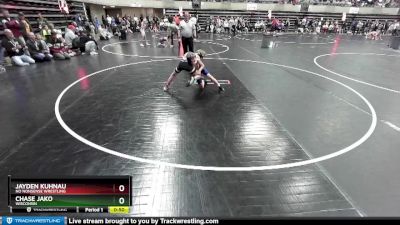 75 lbs Cons. Round 4 - Jayden Kuhnau, No Nonsense Wrestling vs Chase Jako, Wisconsin