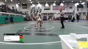 160 lbs Round 5 - Wyatt Walker, Eastern Hancock vs Gabe Moran, Purdue Polytechnic