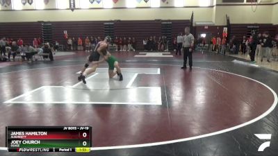 JV-19 lbs 5th Place Match - Joey Church, Osage vs James Hamilton, Alburnett