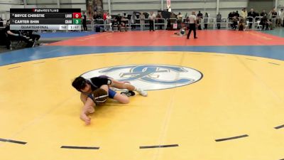 6 - 120 lbs Quarterfinal - Carter Shin, Chantilly vs Bryce Christie, Landstown