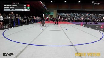 82 lbs Final - Amour'ah Taylor, OKWA vs Sabine Minkin, College Prep Wrestling Academy