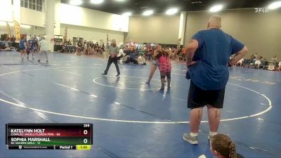 235 lbs Round 6 (8 Team) - Katelynn Holt, Charlies Angels Florida Pink vs Sophia Marshall, NC Golden Girls