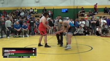 285 lbs Champ. Round 1 - Austin Dye, MIDVIEW vs John Flores, WAUSEON