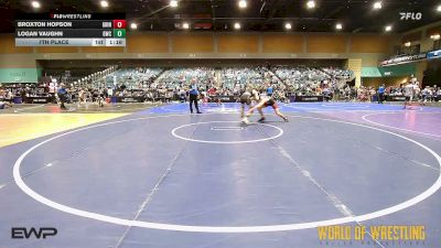 145 lbs 7th Place - Broxton Hopson, Grindhouse vs Logan Vaughn, Grizzly Wrestling Club