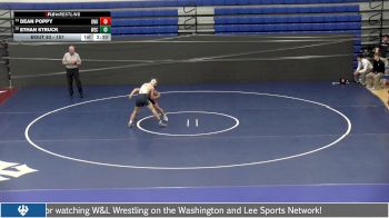 157 lbs Champ. Round 2 - Ethan Struck, Wisconsin Eu Claire vs Dean Poppy, Ohio Northern University
