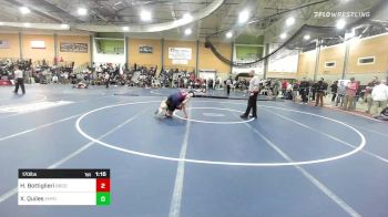 170 lbs Round Of 16 - Haden Bottiglieri, Brookline vs Xavier Quiles, East Hartford