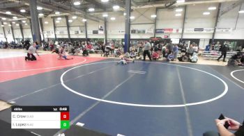 46 lbs Final - Colin Crow, Gladiator Wrestling vs Isaiah Lopez, Black Fox Wrestling Academy