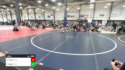 46 lbs Final - Colin Crow, Gladiator Wrestling vs Isaiah Lopez, Black Fox Wrestling Academy