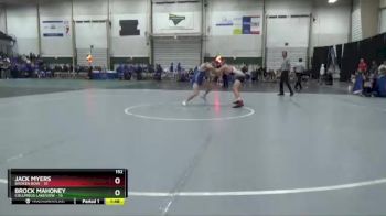 152 lbs Semis & 1st Wrestleback (8 Team) - Jack Myers, Broken Bow vs Brock Mahoney, Columbus Lakeview