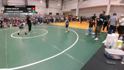 85 lbs Champ. Round 1 - Camden Danielson, Texas Elite Wrestling Club vs Urian Aguilar, El Paso Wildcats Wrestling Club