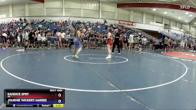 125 lbs Quarterfinal - Kandice Spry, OH vs Journie Wickert-Harris, IL