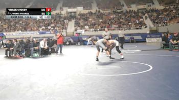 146-D4 1st Place Match - Reese Crosby, St. Johns High School vs YOVANNI SUAREZ, Mogollon High School