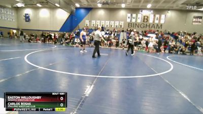 285 lbs Quarterfinal - Carlos Rosas, Stallions Wrestling Club vs Easton Willoughby, Wasatch Wrestling Club