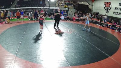 100 lbs Quarters - Clay Davis, Montana vs Keian Linnell, Utah
