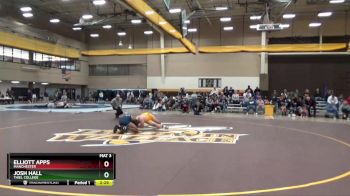 174 lbs Cons. Round 1 - Josh Hall, Thiel College vs Elliott Apps, Manchester